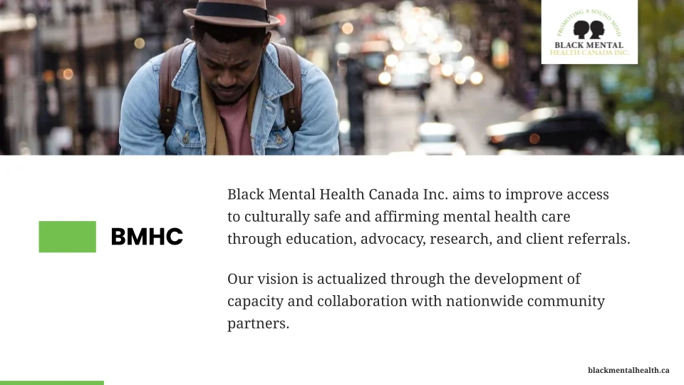 black mental health support Black Mental Health Canada